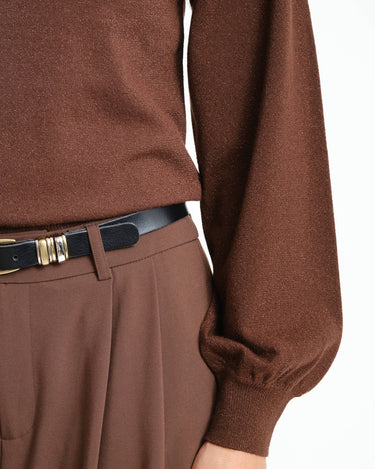 TILTIL Sparkle Turtleneck Brown - Things I Like Things I Love