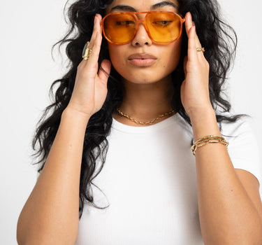 TILTIL Sunglasses Sunlark Orange - Things I Like Things I Love