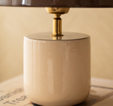 TILTIL Table Lamp Mushy Iron Beige / Brown - Things I Like Things I Love