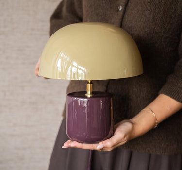 TILTIL Tafellamp Mushy Aubergine Groen - Things I Like Things I Love