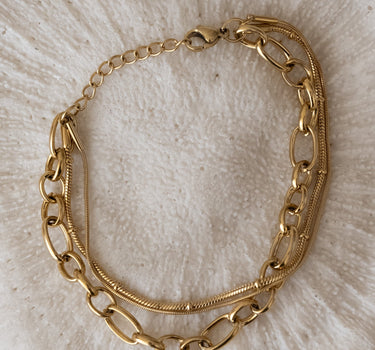 TILTIL Three In One Bracelet Goud - Things I Like Things I Love
