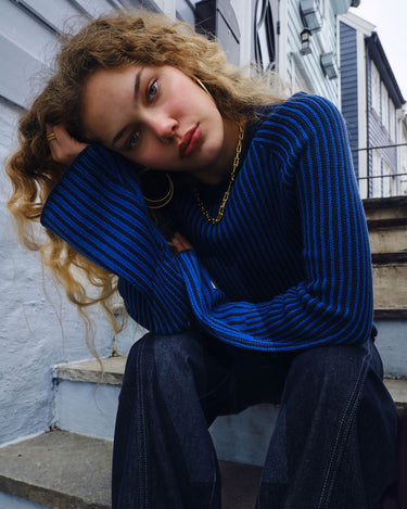 TILTIL Yella Cable Jumper Cobalt - Things I Like Things I Love