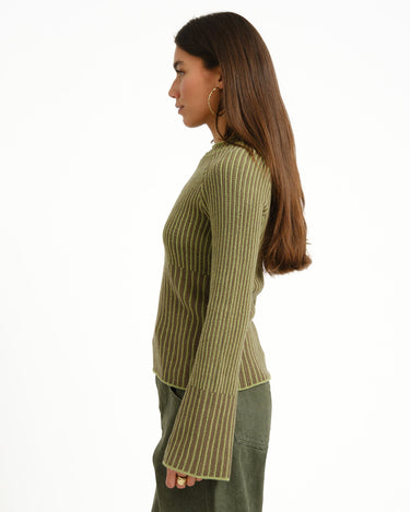 TILTIL Yella Cable Jumper Green - Things I Like Things I Love