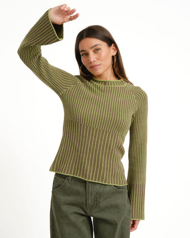 TILTIL Yella Cable Jumper Green - Things I Like Things I Love