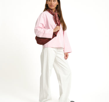 TILTIL Lou Sjaal Satin Bordeaux