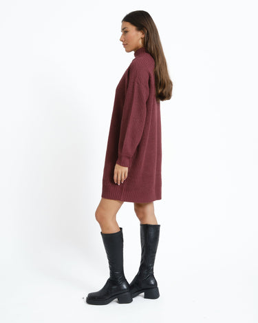 Timmy Knit Dress Fig - Things I Like Things I Love