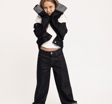 Tokyo Vega Fold Up GIRLS Dark Blue Denim - Things I Like Things I Love