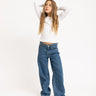 Tokyo Wide Denim GIRLS Blue Denim - Things I Like Things I Love