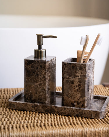 Tray Royal Marble Brown - Things I Like Things I Love
