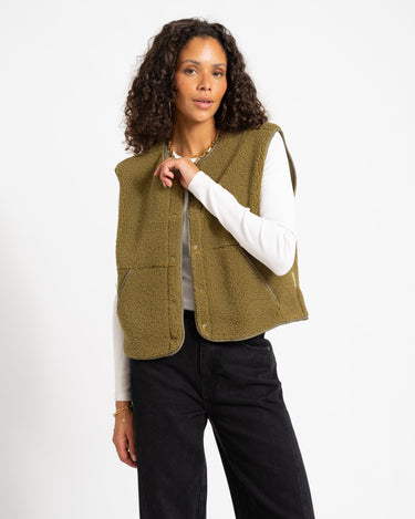 Vera Teddy Vest Nutria - Things I Like Things I Love