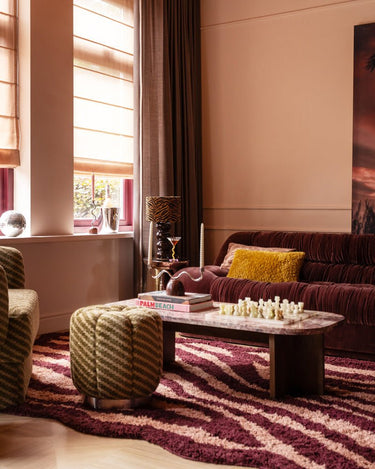 Vloerkleed Fantaisie Bordeaux - Things I Like Things I Love
