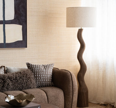 Vloerlamp Mavi Wavy Linnen - Things I Like Things I Love