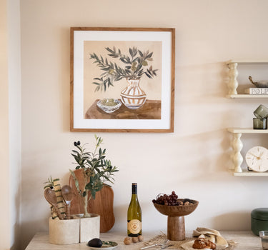 Wall Art Olive Breeze Natural Wood - Things I Like Things I Love