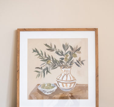 Wall Art Olive Breeze Natural Wood - Things I Like Things I Love