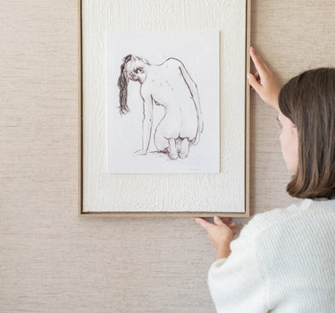 Wanddecoratie Elara Vrouw Beige - Things I Like Things I Love