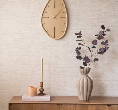 Wandklok Organisch Beige - Things I Like Things I Love