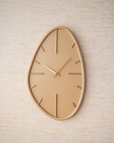Wandklok Organisch Beige - Things I Like Things I Love