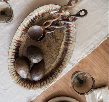 X - Large Serving Plate Mocha - Things I Like Things I Love