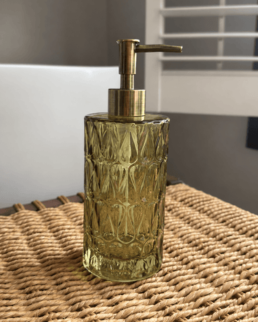 Zeepdispenser Pear Glas Groen - Things I Like Things I Love